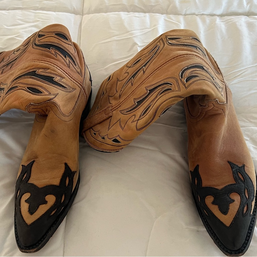 Dan Post Suede Cowgirl Boot size 9-9.5